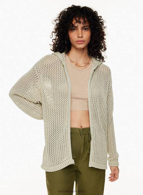 メッシュニット ジップアップ パーカー P2L803847 Aritzia Dixie Zip Hoodie