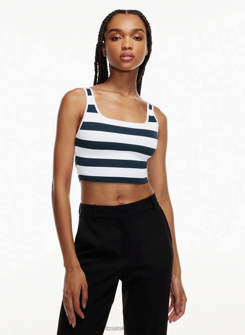 リブスクエアネックタンクトップ P2L803938 Aritzia Sculpt Knit Squareneck Cropped Tank