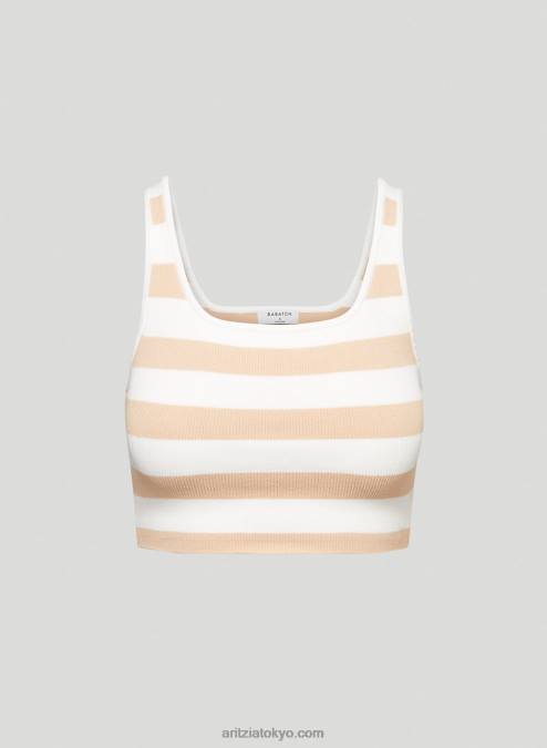 リブスクエアネックタンクトップ P2L803941 Aritzia Sculpt Knit Squareneck Cropped Tank