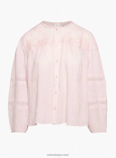 ボタンアップブラウス P2L804396 Aritzia Rosie ブラウス