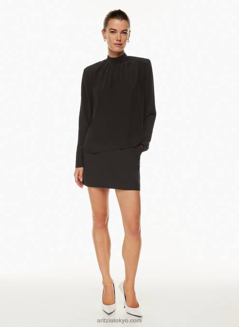 シルクショルダーパッドブラウス P2L804753 Aritzia Hollowell シルクブラウス