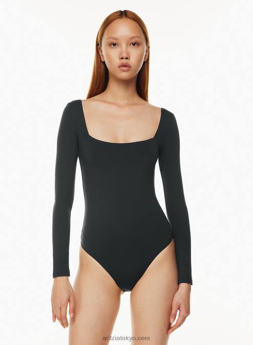 スクエアネック ロングスリーブ ボディスーツ P2L804875 Aritzia Contour スクエアネック ロングスリーブ ボディスーツ