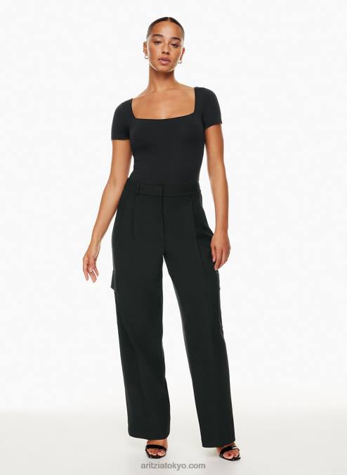 スクエアネック ティー ボディスーツ P2L804901 Aritzia Contour Squareneck Shortsleeve Bodysuit