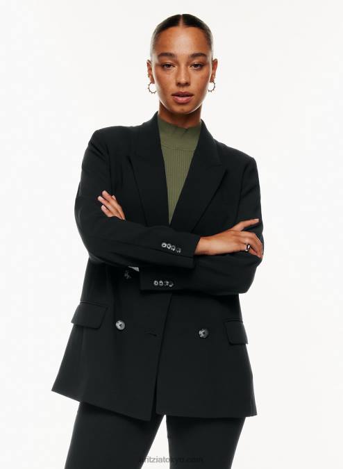 肩パッド付きダブルブレスト ブレザー P2L805212 Aritzia Destiny ブレザー
