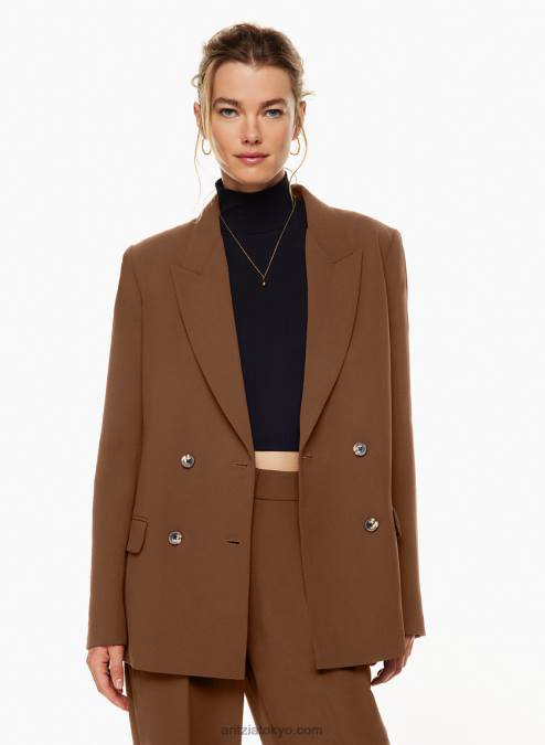 ショルダーパッド付きダブルブレスト ブレザー P2L805216 Aritzia Destiny ブレザー