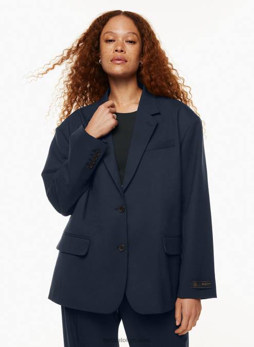 オーバーサイズ シングルブレスト ウール ブレザー P2L805221 Aritzia Vogue ブレザー
