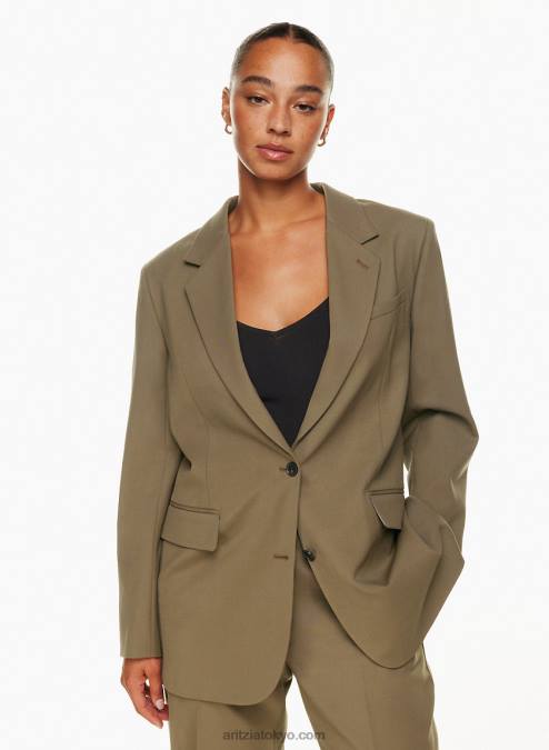 リラックス シングルブレスト ウール ブレザー P2L805263 Aritzia Agency ブレザー