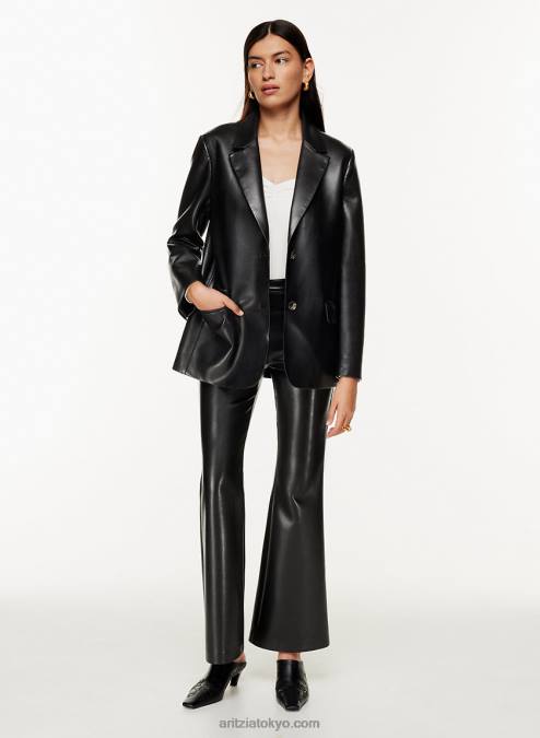 シングルブレスト ヴィーガン レザー ブレザー P2L805266 Aritzia Memories ブレザー