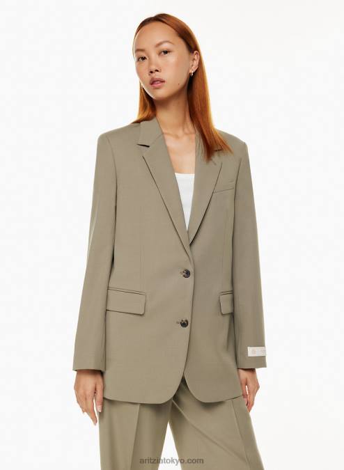 リラックス シングルブレスト ウール ブレザー P2L805291 Aritzia Agency ブレザー