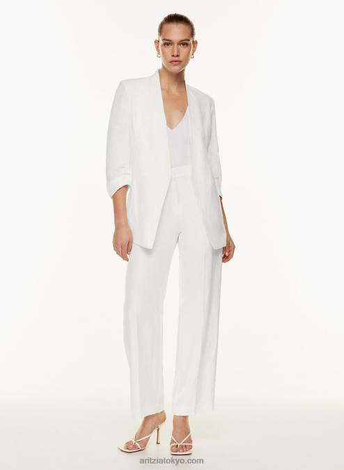 オープンフロント ブレザー P2L805295 Aritzia パワー ヒップ リネン ブレザー