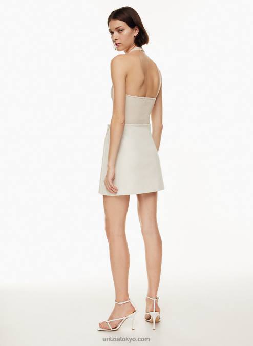 リブホルタータンクトップ P2L80542 アリツィアスカルプトニットバックレスホルタートップ