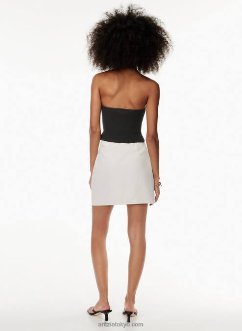 リブホルタータンクトップ P2L80544 アリツィアスカルプトニットバックレスホルタートップ