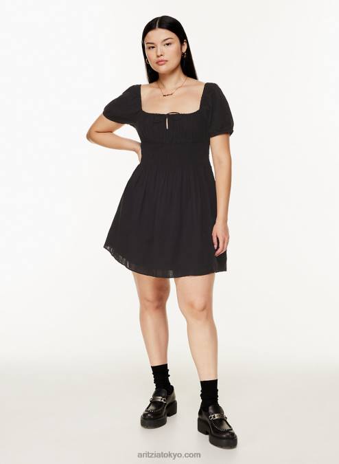パフスリーブ スモック ミニドレス P2L805464 Aritzia Kay ドレス