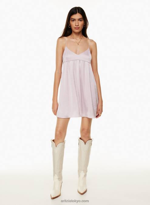 サテン ベビードールドレス P2L805497 Aritzia Lover ミニドレス