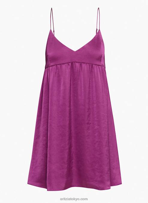 サテン ベビードールドレス P2L805499 Aritzia Lover ミニドレス