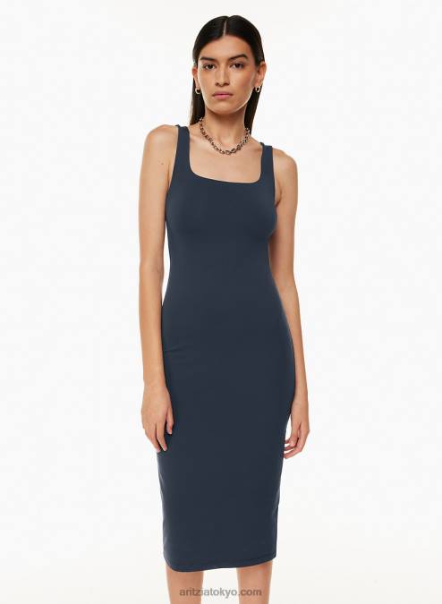 スクエアネック ミディ タンク ドレス P2L805576 Aritzia Contour スクエアネック ミディ ドレス