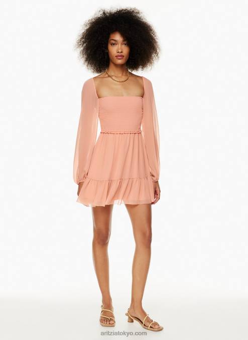 スモック シフォン ミニドレス P2L805583 Aritzia Tempest ミニドレス