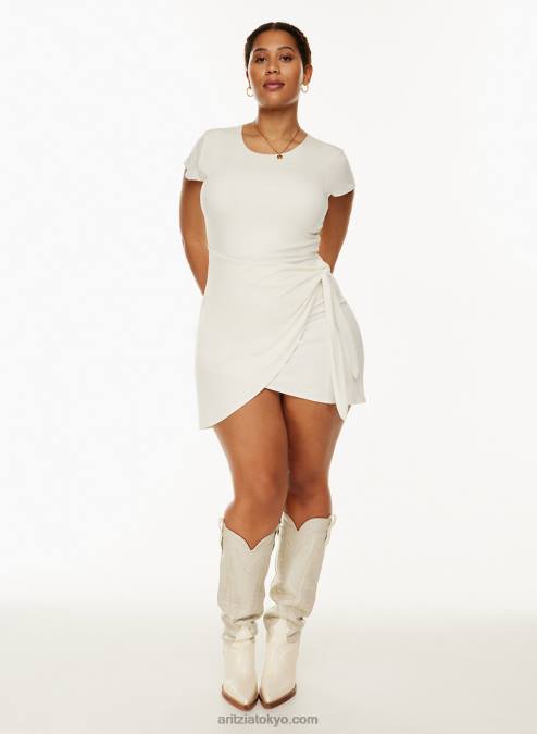 半袖ラップドレス P2L805622 Aritzia Lune ドレス