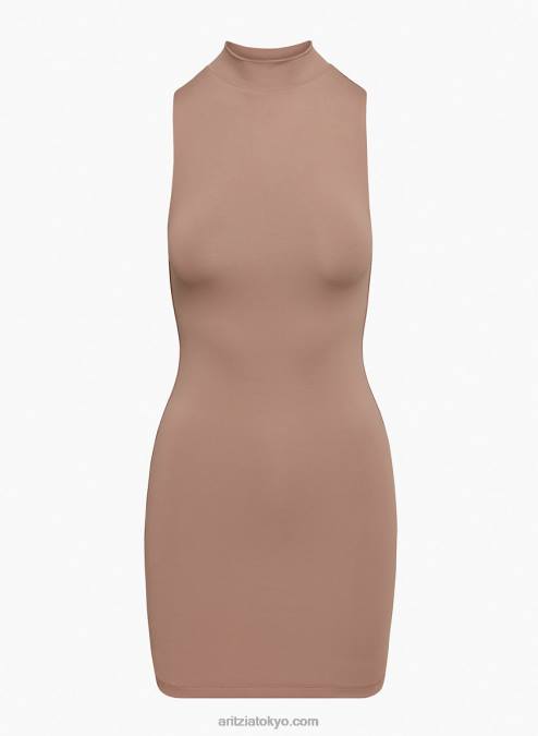 ノースリーブ モックネック ミニワンピース P2L805633 Aritzia Contour モックネック ミニワンピース