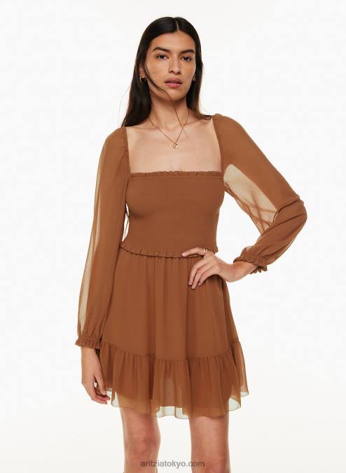スモック シフォン ミニドレス P2L805686 Aritzia New Tempest ドレス