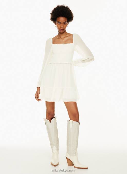 スモック シフォン ミニドレス P2L805687 Aritzia New Tempest ドレス