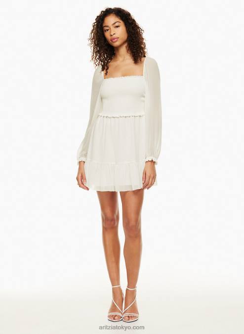 スモック シフォン ミニドレス P2L805688 Aritzia New Tempest ドレス
