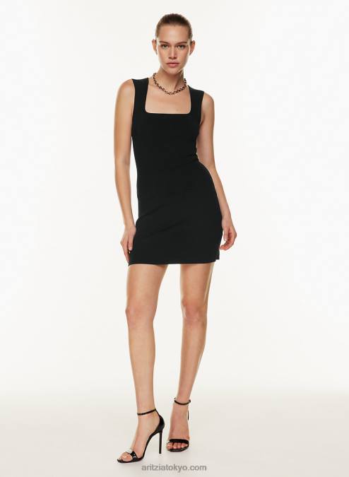 スクエアネックミニドレス P2L805956 Aritzia Mendieta スカルプトニットドレス