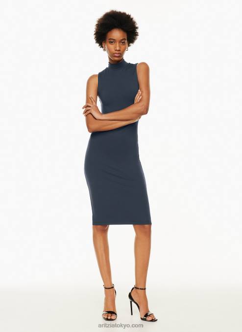 ノースリーブ モックネック ミディワンピース P2L805968 Aritzia Contour モックネック ミディワンピース