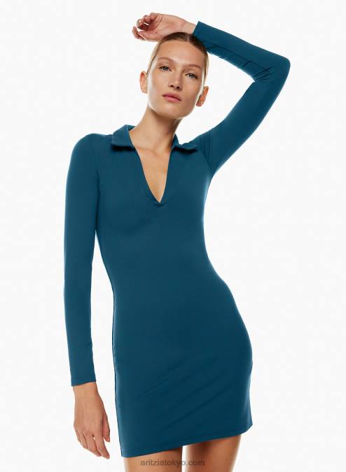ロングスリーブポロドレス P2L806012 Aritzia Contour Polo Longsleeve Dress