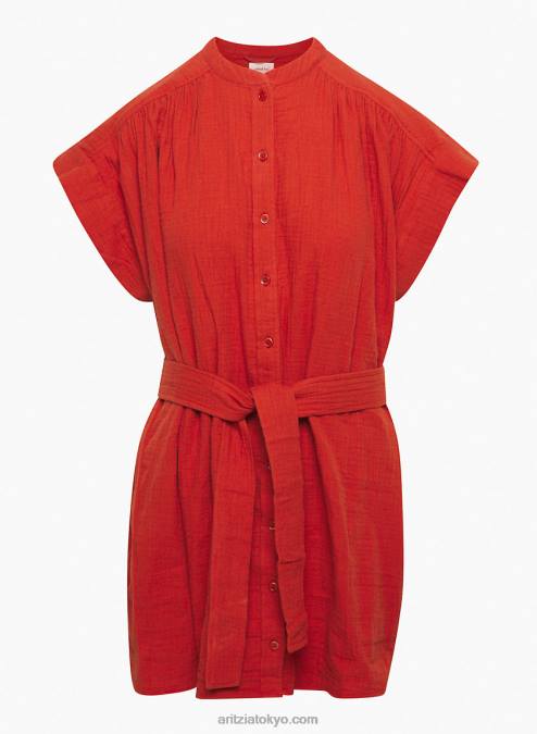 ミニボタンアップシャツドレス P2L806242 Aritzia Tahoe ドレス