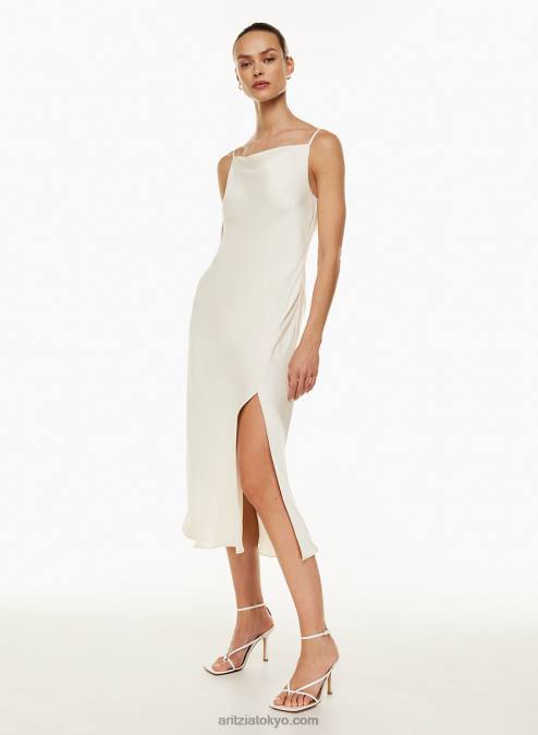 サテンカウルネックマキシドレス P2L806274 Aritzia Fonda ドレス