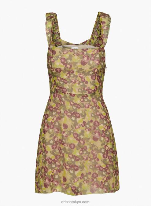 シフォン ミニドレス P2L806316 Aritzia Fete ドレス