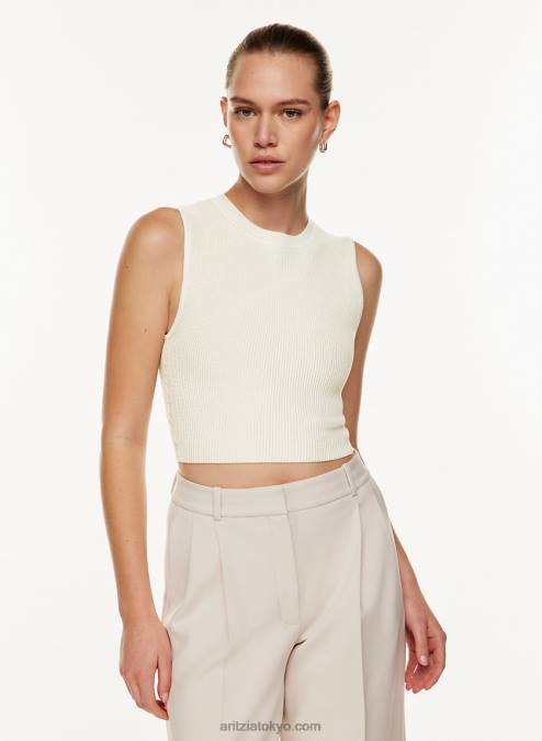 リブクルーネックタンク P2L80634 Aritzia Sculpt Knit Muscle Tank
