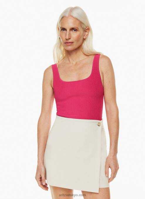 リブスクエアネックタンク P2L8064 Aritzia Sculpt Knit Squareneck Hip Tank