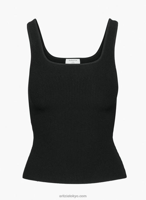 リブスクエアネックタンク P2L8065 Aritzia Sculpt Knit Squareneck Hip Tank