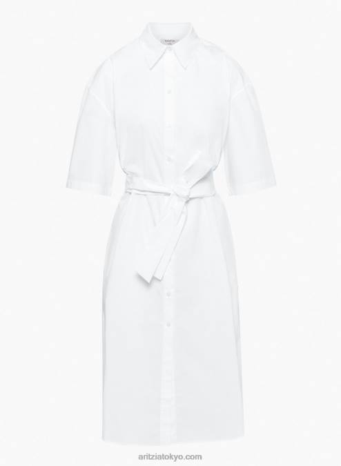 ボタンアップシャツドレス P2L806532 Aritzia Carnaby ポプリンドレス