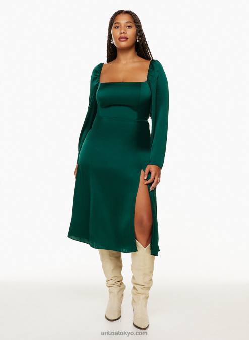 スクエアネック ミディドレス P2L806582 Aritzia Bridgerton ドレス