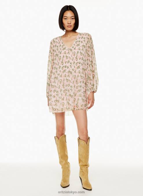 プリーツミニワンピース P2L806605 Aritzia Daydreamer Vネックワンピース