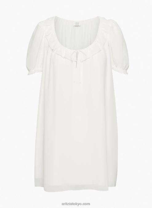 パフスリーブ フリル ミニドレス P2L806637 Aritzia Reverie ドレス