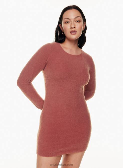 クルーネックミニドレス P2L806707 Aritzia Lena Hush ニットワンピース