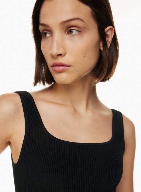 リブスクエアネックタンク P2L8068 Aritzia Sculpt Knit Squareneck Hip Tank