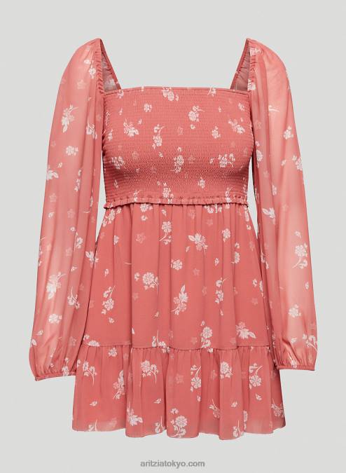 スモック シフォン ミニドレス P2L806806 Aritzia Tempest ミニドレス