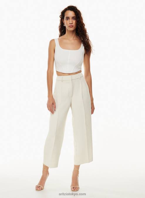 クロップド ハイウエスト ワイドレッグ パンツ P2L807014 Aritzia The Effortless Cropped Pant