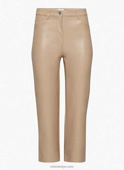 ビーガン レザー クロップド パンツ P2L807055 Aritzia The Melina Cropped Pant