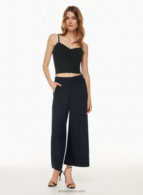 ハイウエストワイドレッグパンツ P2L807519 Aritzia Faun アンクルパンツ