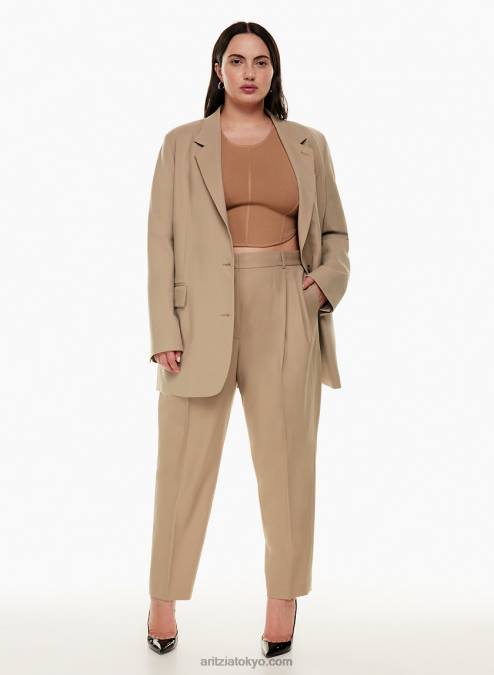 リラックス ミッドライズ プリーツ パンツ P2L807573 Aritzia Vogue Pant