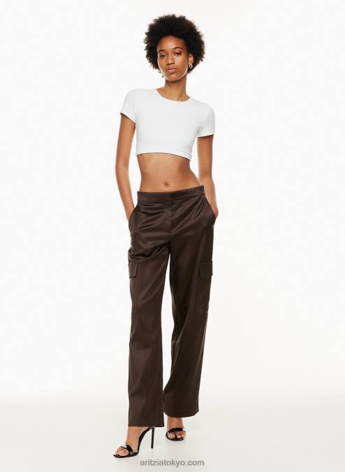 サテンカーゴパンツ P2L807922 Aritzia Cinnia カーゴパンツ