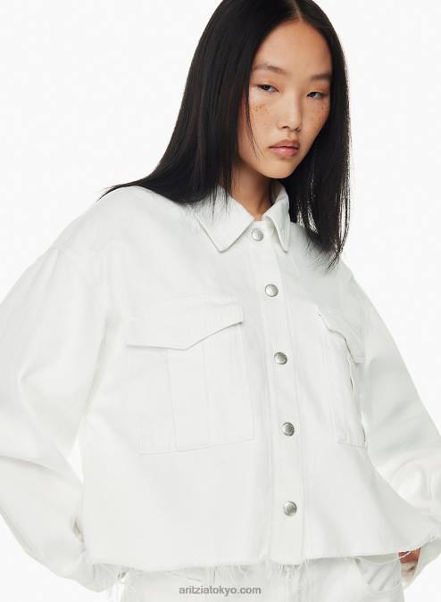 デニムボタンアップシャツ P2L807944 Aritzia Nyx デニムシャツ