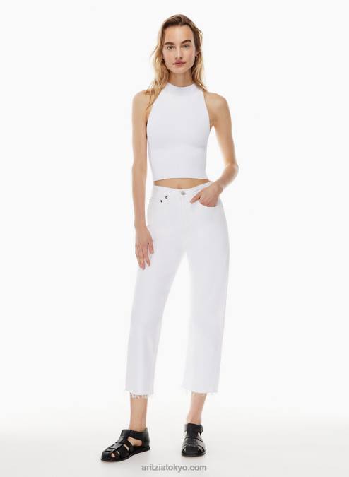ミッドライズ リラックス ジーンズ P2L807962 Aritzia 90S クロップ ジーンズ