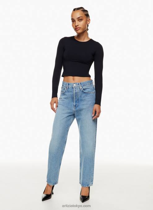 ミッドライズ クロップド ジーンズ P2L807965 Aritzia 90S クロップド ジーンズ